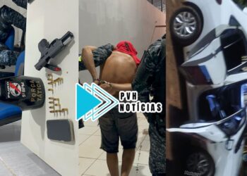 PORTE ILEGAL: Homem é flagrado com pistola no bairro Três Marias
