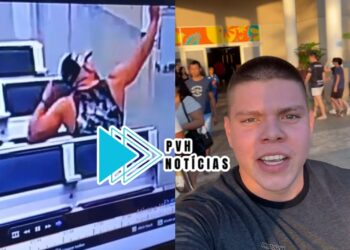DESCOBERTO: Influencer que entrou no chafariz do Shopping deixou bolsa com bomba falsa no aeroporto – Veja Vídeo