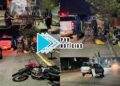PERNA QUEBRADA: Motociclista sofre fratura em colisão com carro na Farquar