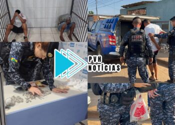 ATUALIZADA: Operação da Força Tática prende criminosos com drogas e fecha boca de fumo na zona leste
