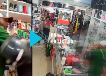 URGENTE: Ladrão se passa por cliente e atira dentro de loja durante assalto no centro de Porto Velho