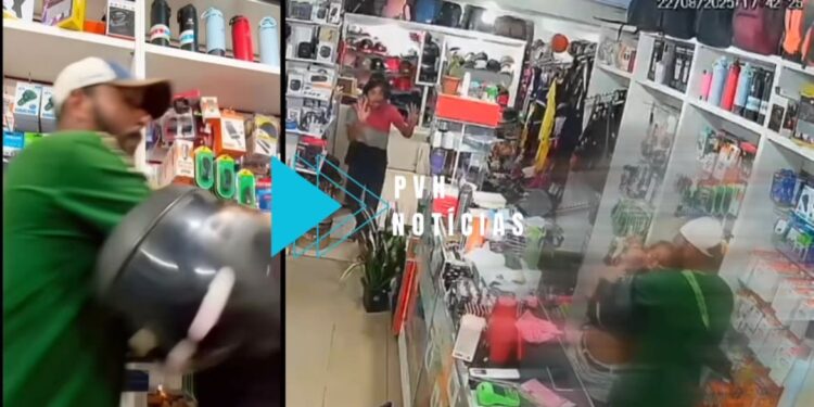 URGENTE: Ladrão se passa por cliente e atira dentro de loja durante assalto no centro de Porto Velho