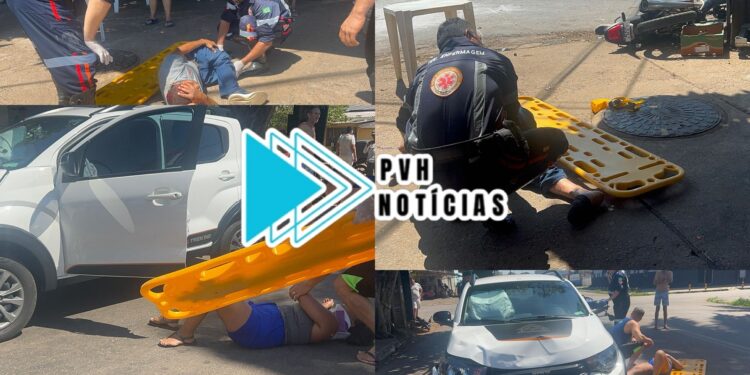 URGENTE: Mobi avança cruzamento e atropela motociclista na Jaci-Paraná