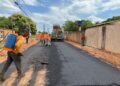 Prefeitura inicia obras de asfaltamento no Bairro Castanheira após solicitações do vereador Edimilson Dourado