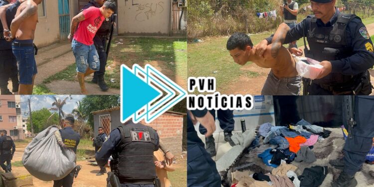 URGENTE: Trio suspeito de furto na Mega Modas é preso no Orgulho do Madeira