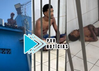 NA LUZ DO DIA: Ladrão é flagrado tentando furtar fios elétricos de funerária no centro de Porto Velho