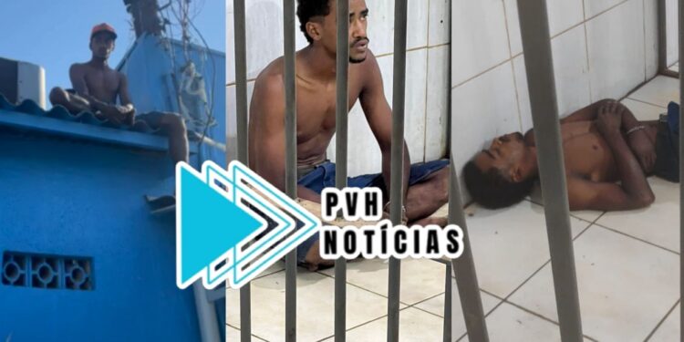 NA LUZ DO DIA: Ladrão é flagrado tentando furtar fios elétricos de funerária no centro de Porto Velho