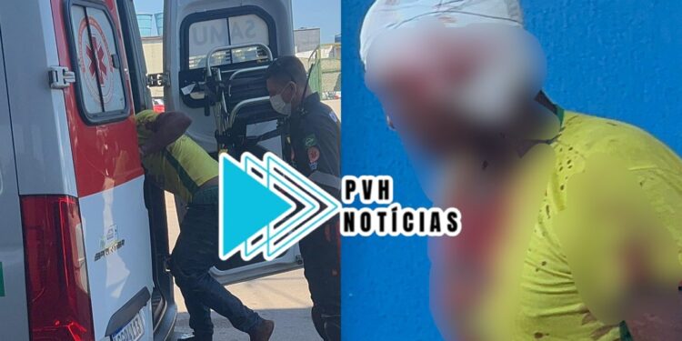 URGENTE: Morador de rua é esfaqueado no rosto durante briga no centro