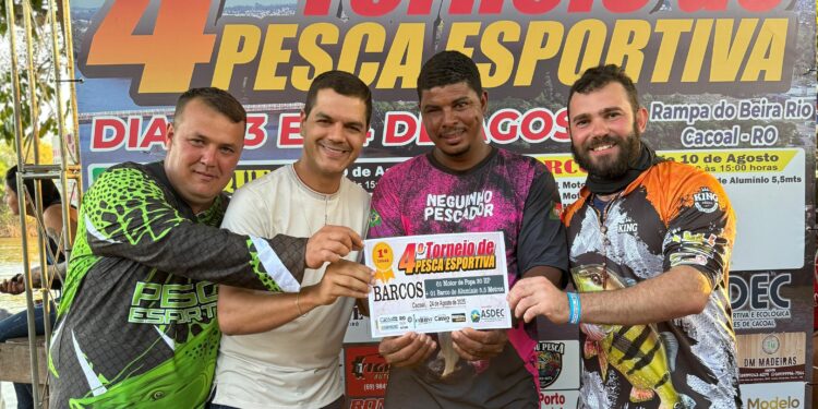 4º Torneio de Pesca Esportiva teve apoio do Deputado Cássio Gois