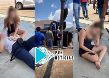 MAIS UM: Acidente com capotamento deixa mãe e filha feridas no centro
