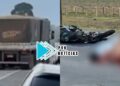 URGENTE: Motociclista tem corpo dilacerado em acidente com carreta na BR-364