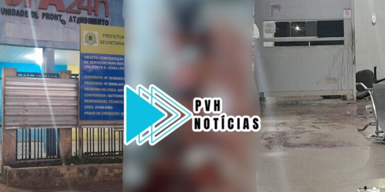 ALUCINADO: Homem é esfaqueado após tentar matar casal dentro da UPA em reforma na zona leste