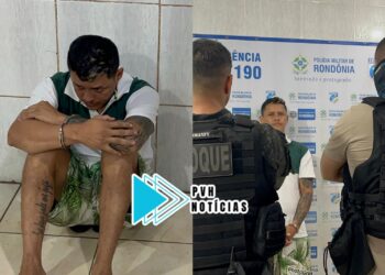 PERIGOSO: Membro do CV acusado de ataques em janeiro é preso em Candeias do Jamari