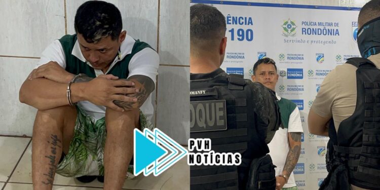 PERIGOSO: Membro do CV acusado de ataques em janeiro é preso em Candeias do Jamari