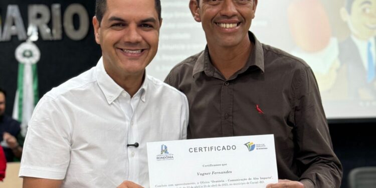 Curso gratuito de filmagem e edição chega a Presidente Médici com apoio do deputado Cássio Gois