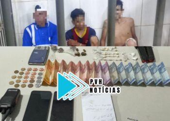 NO MARIANA: Trio é preso com drogas em residência usada como boca de fumo na zona leste