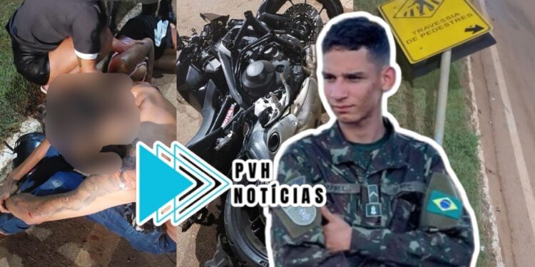 TRÁGICO: Militar do Exército morre e dois jovens ficam feridos em grave acidente no Espaço Alternativo