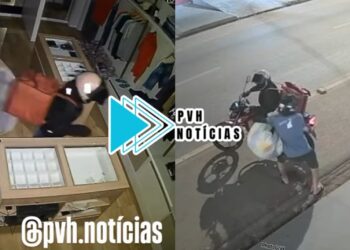 VÍDEO: Mais uma loja de roupas é alvo de bandidos em Porto Velho