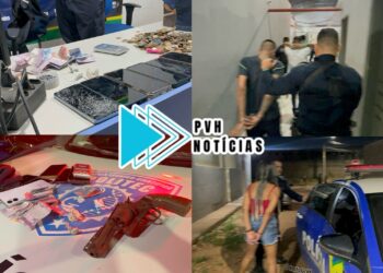 URGENTE: Equipe do sgt Machado prende quadrilha com arma e objetos roubados na zona leste