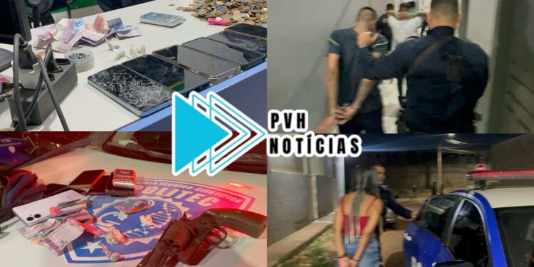 URGENTE: Equipe do sgt Machado prende quadrilha com arma e objetos roubados na zona leste