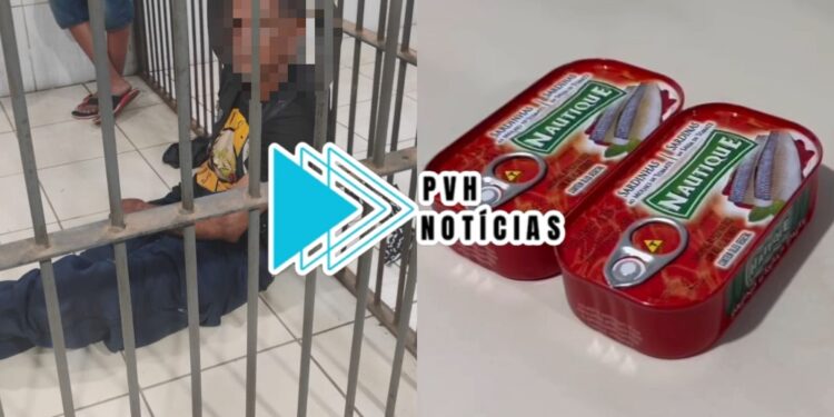 FAROFA CANCELADA: Homem é preso furtando sardinha em supermercado na capital