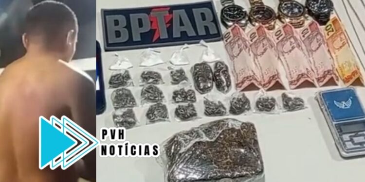 DÍVIDA: Traficante recém saído de presídio é preso vendendo drogas para pagar “caixinha” da facção