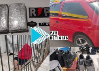 URGENTE: “Gordo da Triunfo” é preso transportando drogas em carro na BR-364 em Porto Velho