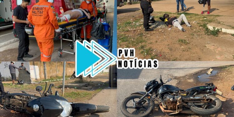 URGENTE: Motorista de Hilux foge depois de atropelar moto app com passageira no centro