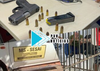 URGENTE: Vídeo Maker de vereador é preso com arma em veículo oficial do governo na BR-364