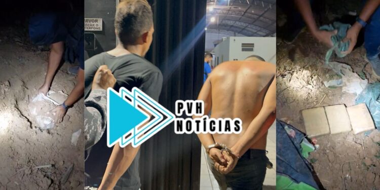 ATUALIZADA: Equipe do sgt Machado prende vulgo “Espanta” e comparsa com 10kg de drogas