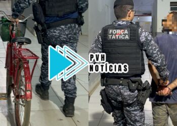 NA PASSARELA: Força Tática do 9º Flagra assalto e prende suspeito na BR-364 em Porto Velho