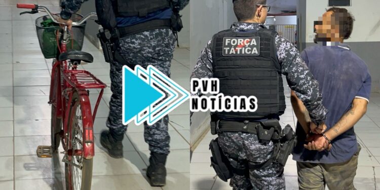 NA PASSARELA: Força Tática do 9º Flagra assalto e prende suspeito na BR-364 em Porto Velho