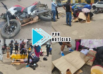 URGENTE: Motorista foge depois de atropelar motociclista na zona leste