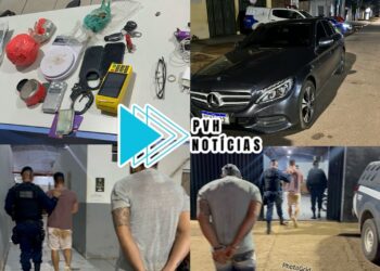 NO CARRÃO: Dupla em Mercedes-Benz é presa com drogas na zona leste