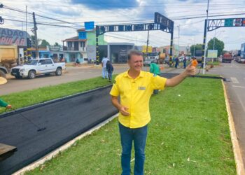 Com apoio de Luizinho Goebel ciclovia da Avenida Paraná é revitalizada