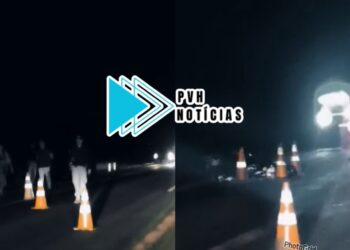 URGENTE: acidente deixa uma pessoa morta na BR-364 em Candeias do Jamari