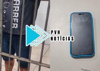 DEU RUIM: Homem é preso com celular furtado em barbearia no Orgulho do Madeira