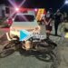 URGENTE: Colisão de frente deixa motociclista ferido na zona sul