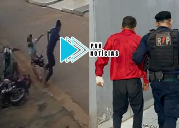 VÍDEO: Criminoso que foi surrado e baleado após tentar roubar moto é preso após alta médica