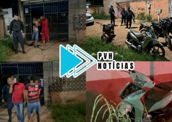 ATUALIZADA: Equipe do sgt Machado estoura mocó e apreende cinco motos com quadrilha na zona leste