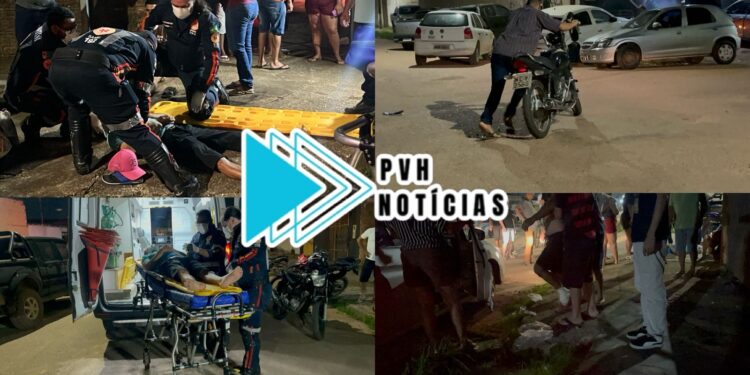 URGENTE: Colisão entre motos deixa três feridos no bairro Lagoinha