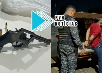 URGENTE: Homem é preso com arma após fazer disparos em clube na zona leste
