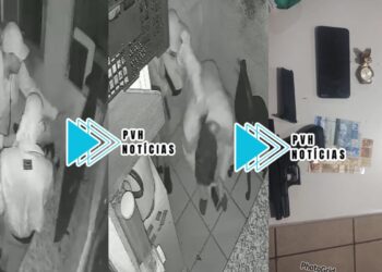 ASSISTA: Bandidos agridem porteiro de condomínio e invadem apartamento de moradora na zona leste