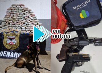 COMBATE AO TRÁFICO: Denarc apreende armas e drogas em Porto Velho