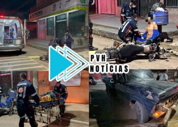 URGENTE: Casal em moto fica gravemente ferido após colisão com caminhonete na Amazonas