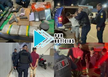 NO CASCALHEIRA: Trio é preso com drogas e armas em boca de fumo na zona leste
