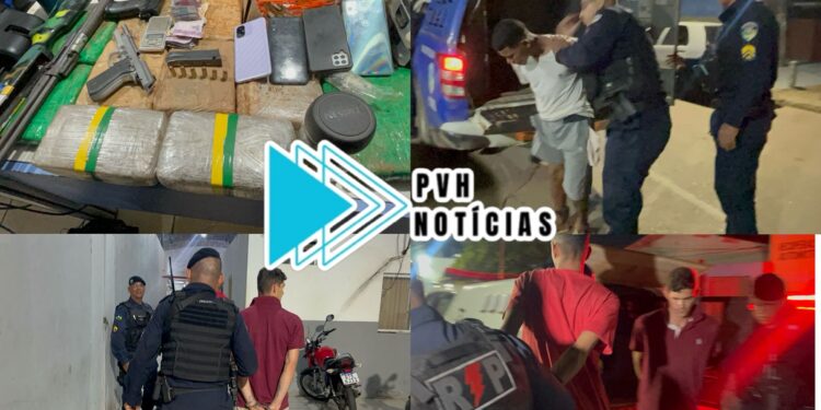 NO CASCALHEIRA: Trio é preso com drogas e armas em boca de fumo na zona leste