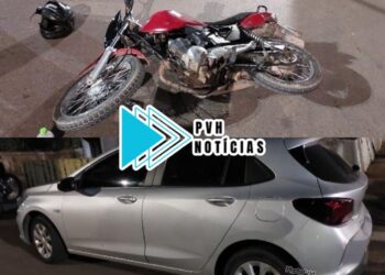 EMBRIAGADO: Motociclista é preso após transitar na contramão e causar acidente no centro