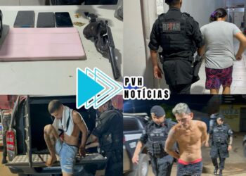CERCO: Foragido e comparsa são presos com arma após roubo em residência na capital