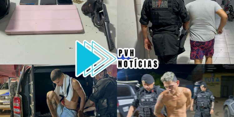 CERCO: Foragido e comparsa são presos com arma após roubo em residência na capital